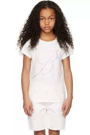 MISS BLUMARINE T-Shirts - Kids White Moda T-Shirt