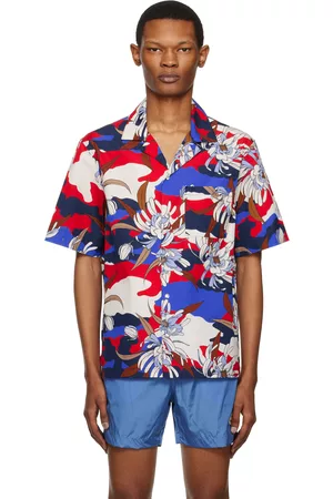 Moncler Men Shirts - Multicolor Printed Shirt