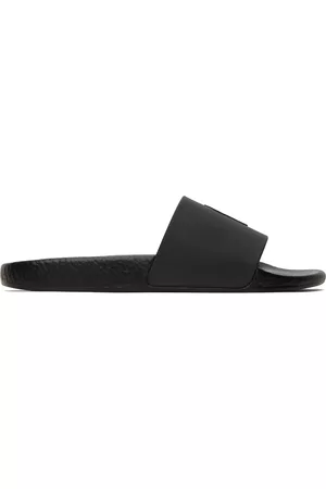 Ralph Lauren Men Sandals - Black Pony Slides
