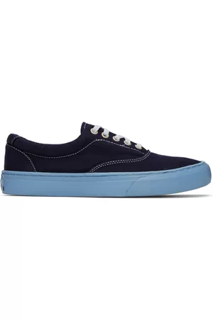 Ralph Lauren Men Canvas Sneakers - Navy Keaton Sneakers