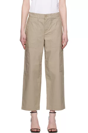 AGOLDE Women Twill Cargo Pants - Khaki Daria Cargo Pants