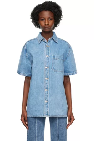 SLVRLAKE Women Denim Shirts - Blue Sloane Denim Shirt