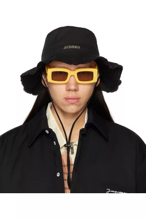 Jacquemus Men Hats - Black 'Le Bob Artichaut' Bucket Hat
