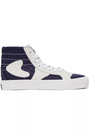 Vans Men Sneakers - Navy & Off-White Sk8-Hi WP VR3 LX Sneakers