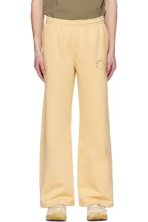 7 DAYS ACTIVE Men Wide Leg Pants - Beige Wide-Leg Lounge Pants
