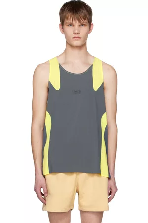 7 DAYS ACTIVE Men Tank Tops - Gray Running Tank Top