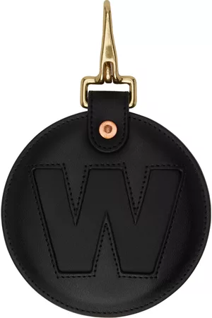 WALTER VAN BEIRENDONCK Men Keychains - Black Embossed Keychain