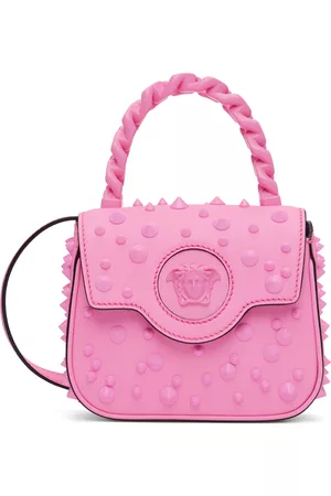 VERSACE Women Bags - Pink Mini Spiked 'La Medusa' Bag