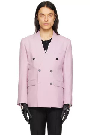 Ernest W. Baker Men Blazers - Double-Breasted Blazer