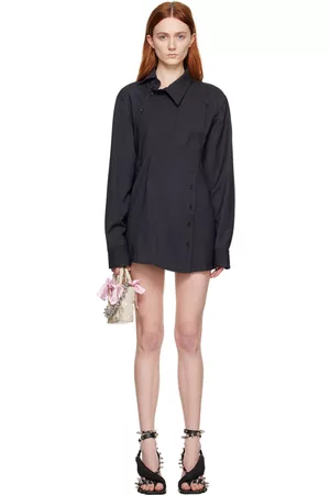 OTTOLINGER Women Work Dresses - SSENSE Work Capsule – Blue Twisted Blouse