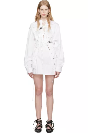 OTTOLINGER Women Work Dresses - SSENSE Work Capsule – Lace-Up Minidress