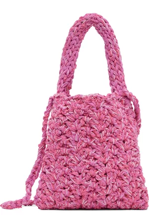 Marco Rambaldi Women Shoulder Bags - Pink Crocheted Bag