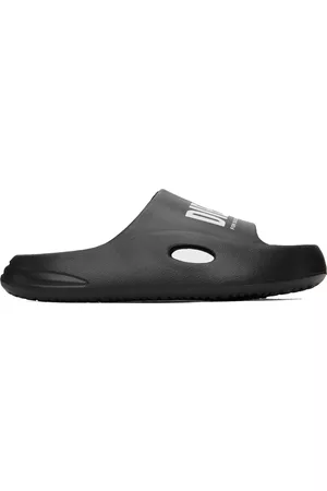 Diesel Sandals - Kids Black Chunky Slides
