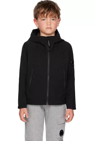 C.P. Company Jackets - Kids Black Hooded Jacket