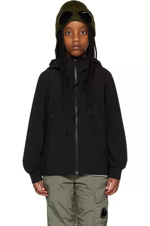 C.P. Company Jackets - Kids Black Goggle Jacket