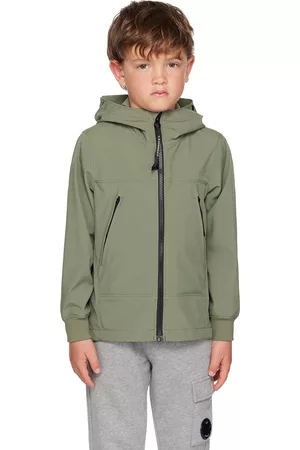 C.P. Company Jackets - Kids Green Goggle Jacket