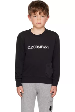 C.P. Company Sweaters - Kids Black Light Sweater
