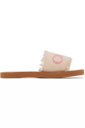 Chloé Sandals - Kids Pink Fringed Sandals