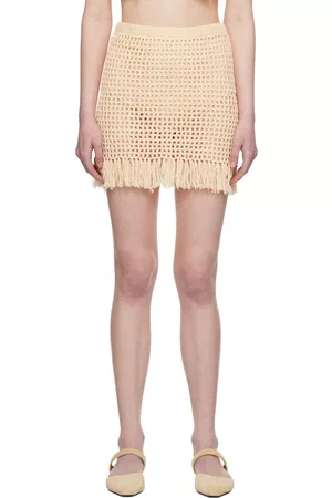THE GARMENT Women Mini Skirts - Beige Egypt Miniskirt