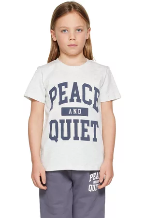 Museum Of Peace & Quiet T-Shirts - SSENSE Exclusive Kids Gray T-Shirt
