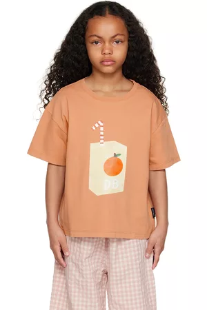 Daily Brat T-Shirts - Kids Orange Drizzle Juice T-Shirt