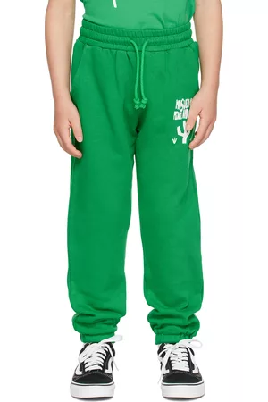 Museum Of Peace & Quiet Sweatpants - SSENSE Exclusive Kids Green Sweatpants