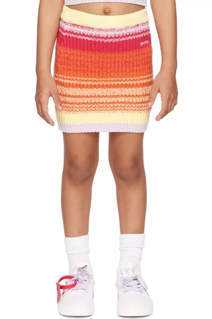 OFF-WHITE Girls Skirts - Kids Multicolor Striped Skirt