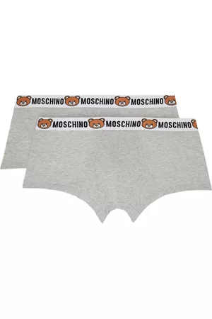 Moschino Men Boxer Shorts - Two-Pack Gray Boxers