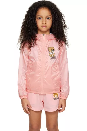 Moschino Jackets - Kids Pink Hooded Jacket