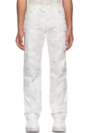 1017 ALYX 9SM Men Twill Cargo Pants - Off-White Tactical Cargo Pants