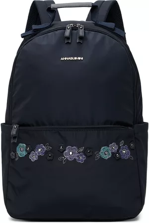 Anna Sui Rucksacks - Kids Navy Mothers Backpack