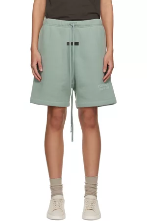Essentials Women Shorts - Blue Drawstring Shorts
