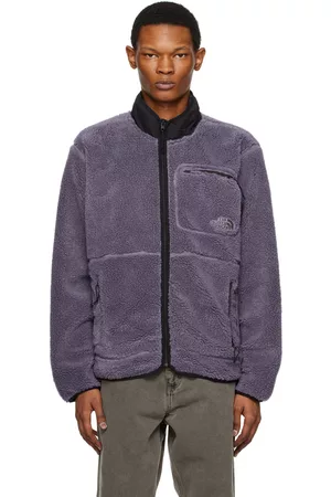 The North Face Men Fleece Jackets - Purple Extreme Pile Jacket
