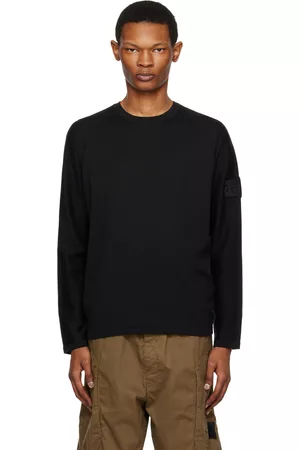 Stone Island Men Tops - Black Patch Sweater