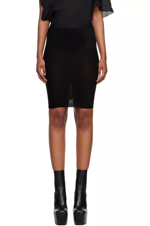 Rick Owens Women Pencil Skirts - Black Tube Skirt