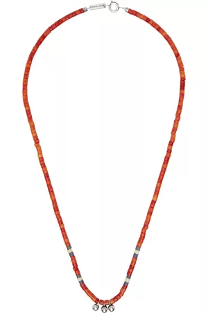 Isabel Marant Men Necklaces - Orange Beaded Necklace