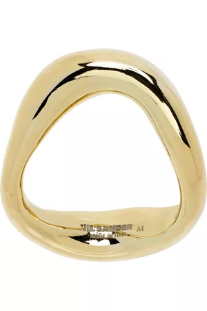 Jil Sander Men Gold Rings - Gold Sculptural Ring