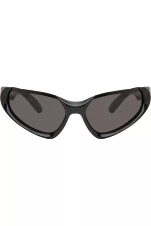 Balenciaga Women Sports Equipment - Black Exaggerated Sport Goggle Sunglasses
