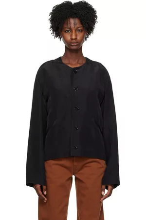 LEMAIRE Women Blazers - Black Button Blazer