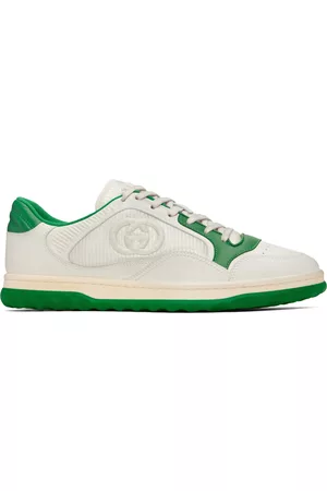 Gucci Men Sneakers - Off-White & Green MAC80 Sneakers
