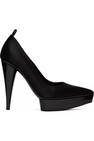 Tom Ford Women Platforms - Black Satin Heels