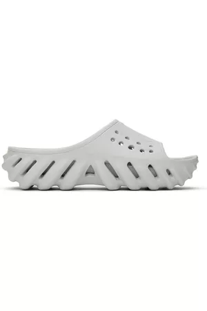 Crocs Sandals - Kids Gray Echo Slides