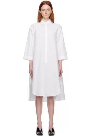 Max Mara Women Midi Dresses - White Uncino Midi Dress