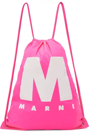 Marni Rucksacks - Kids Pink Big M Backpack