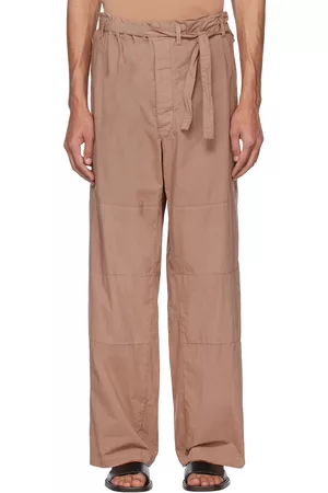 LEMAIRE Men Pants - Brown Judo Trousers