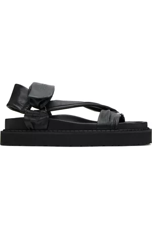 Isabel Marant Women Flat Sandals - Black Naori Sandals