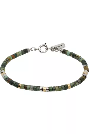 Isabel Marant Men Bracelets - Green Beaded Bracelet