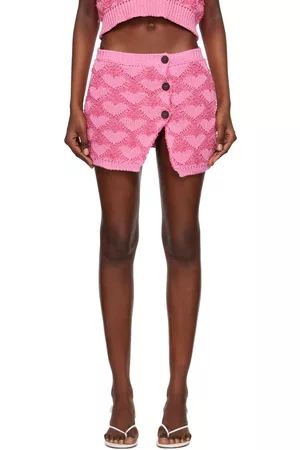 Marco Rambaldi Women Mini Skirts - Pink Heart Miniskirt