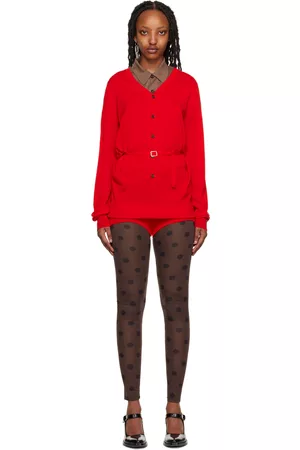 RAF SIMONS Women T-Shirts - Red Belted Romper