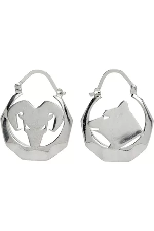 Maison Margiela Men Earrings - Silver Animal Earrings